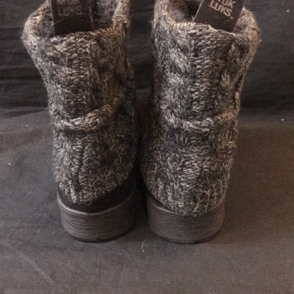 Muk Luks Patti Womens Water Resistant Winter Boots - Picture 4 of 5